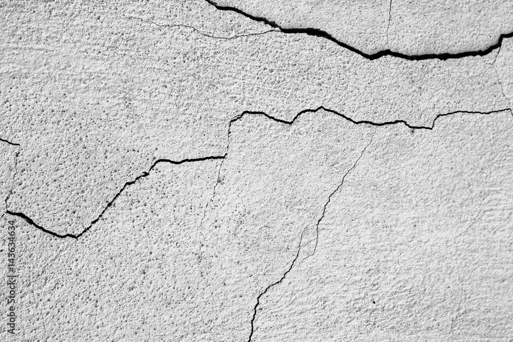 Obraz premium Crack old wall close up background.