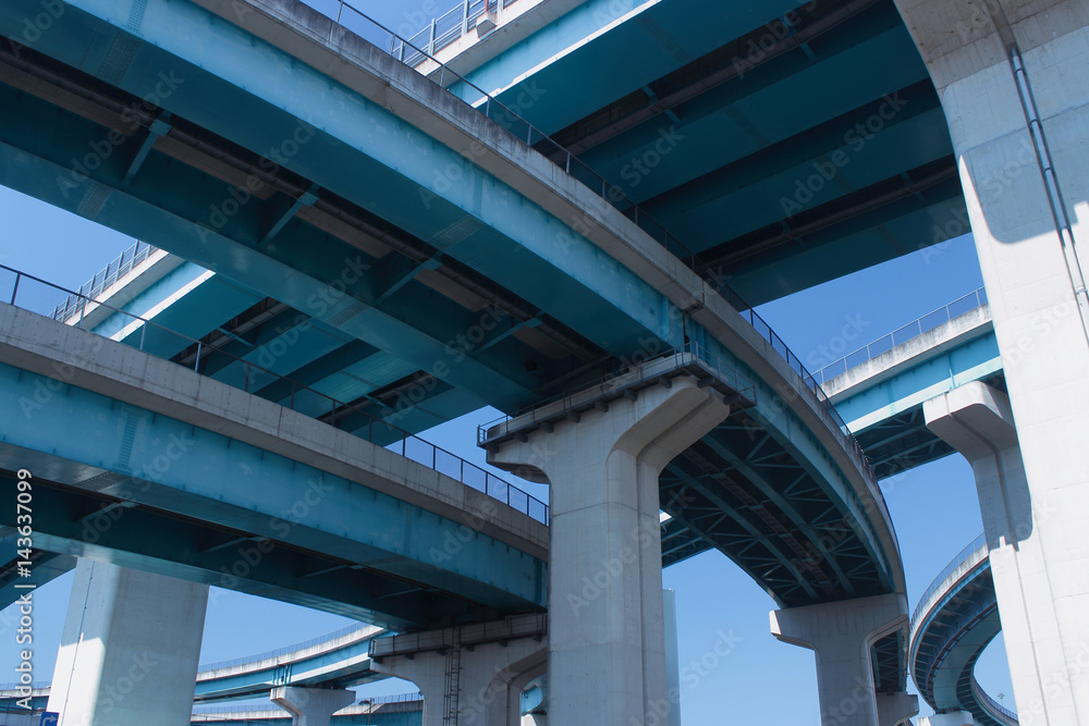 Fototapeta premium 京都府久御山ジャンクション