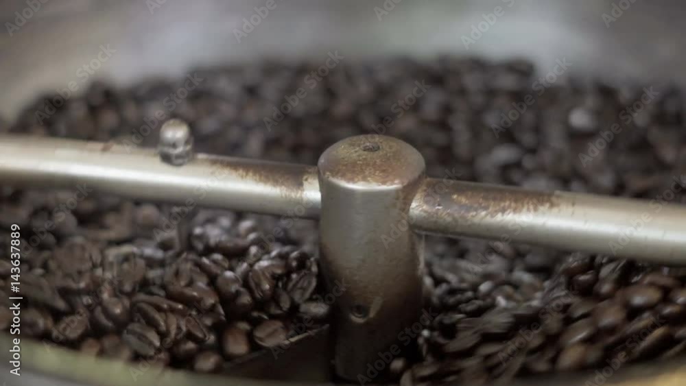 Coffee Roasting Machine with hot coffee bean Coffee Roasting Machine with hot coffee bean