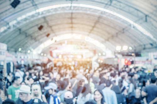 Wallpaper Mural abstract blurred event with people for background Torontodigital.ca