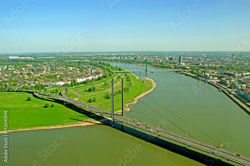 DÜSSELDORF am Rhein - links Düsseldorf-Oberkassel photo