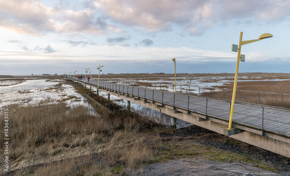 Sonnenuntergang an der Nordseeküste