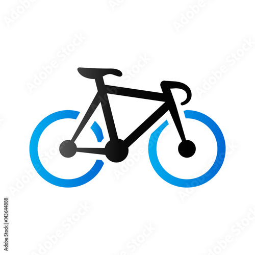 Duo Tone Icon - Track bicycle
