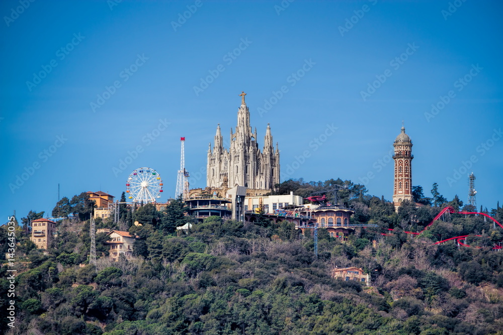 Obraz premium Barcelona, Tibidabo