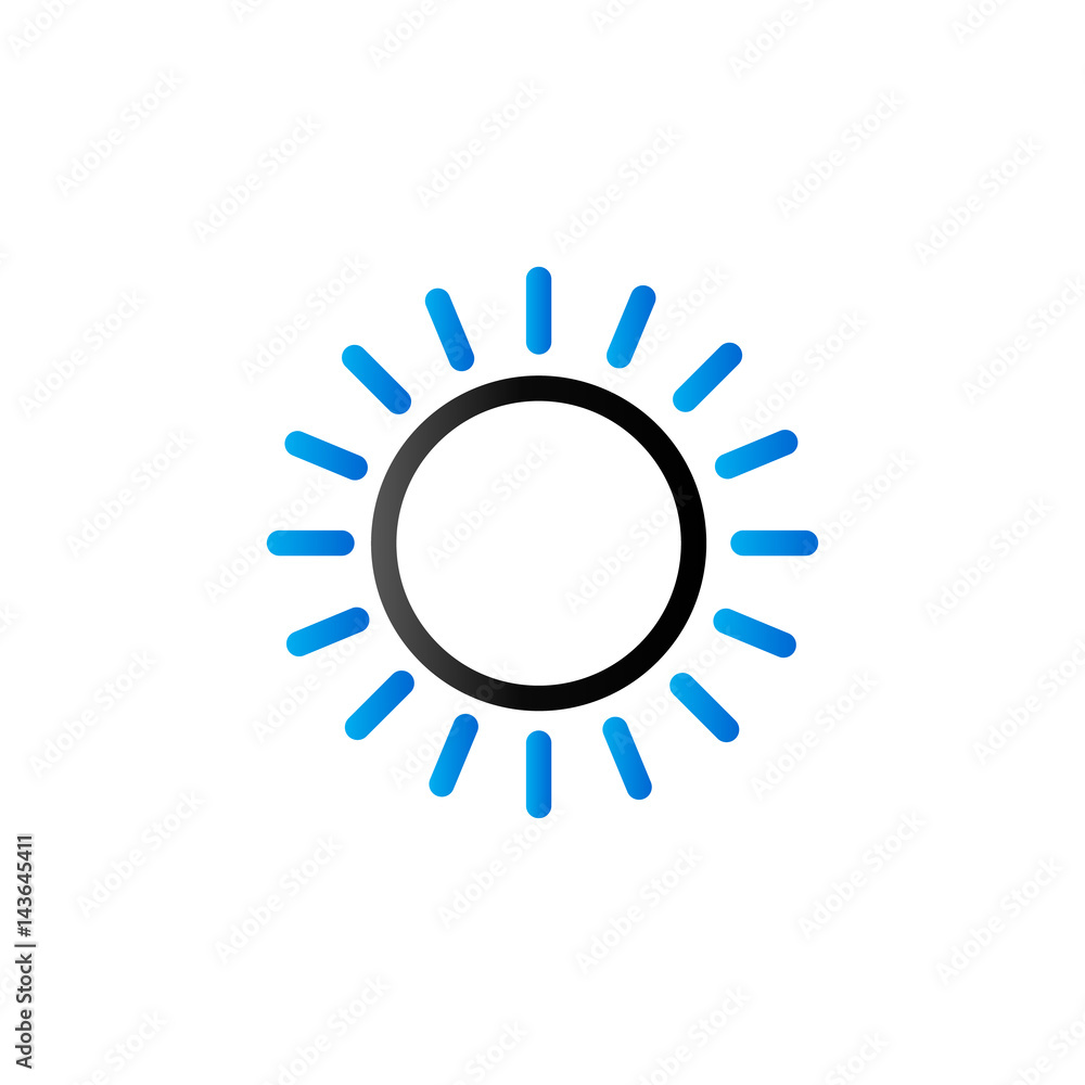 Duo Tone Icon - Forecast partly sunny Duo Tone Icon - Forecast partly sunny