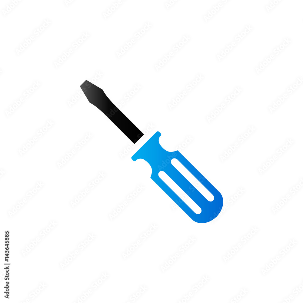 Duo Tone Icon - Screwdriver Duo Tone Icon - Screwdriver