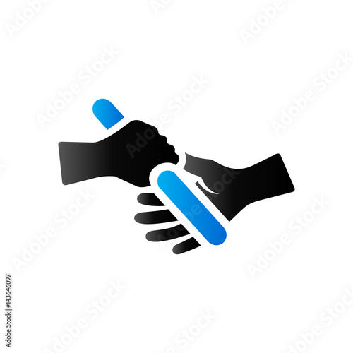 Duo Tone Icon - Relay run