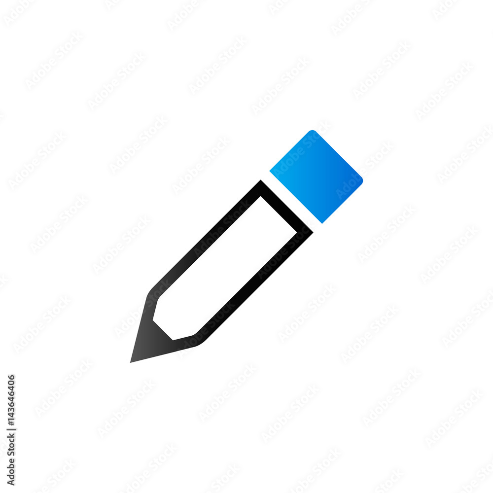 Duo Tone Icon - Pencil Duo Tone Icon - Pencil