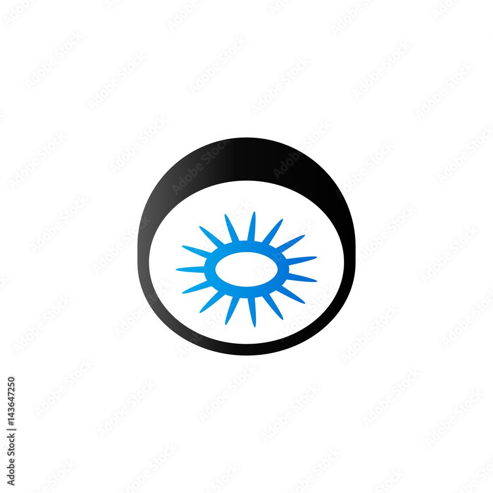Duo Tone Icon - Kiwi fruit Duo Tone Icon - Kiwi fruit