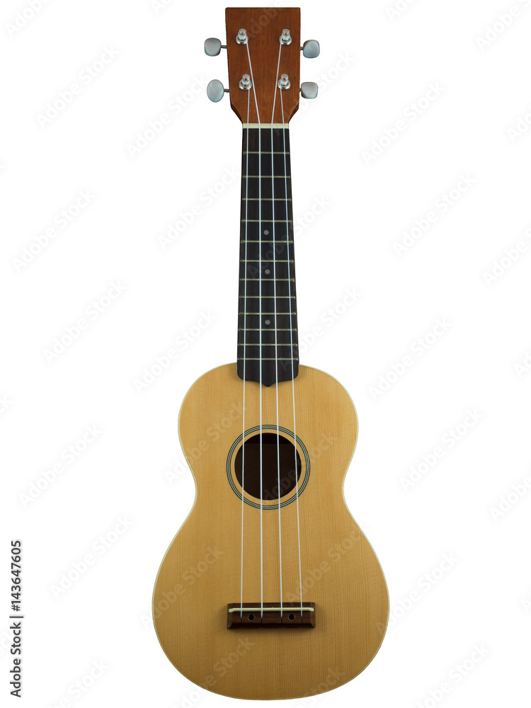 Photo of all solid top spruce ukulele