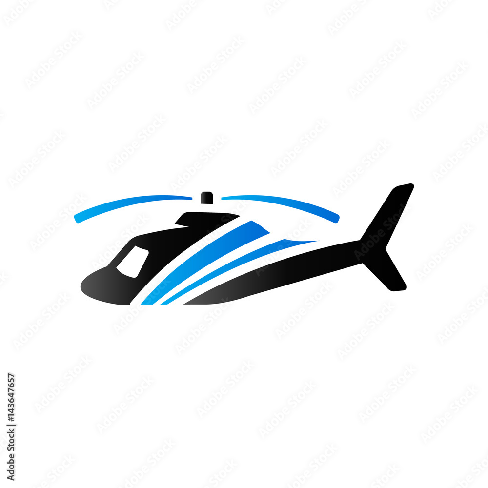 Duo Tone Icon - Helicopter