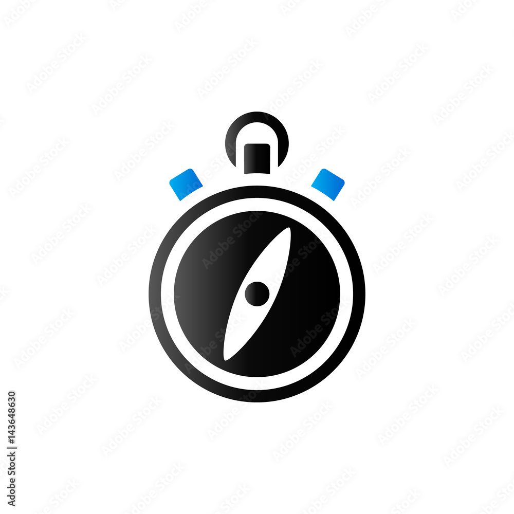 Duo Tone Icon - Compass Duo Tone Icon - Compass