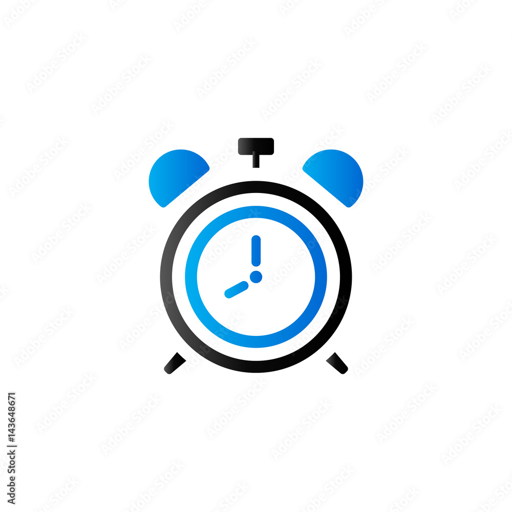 Duo Tone Icon - Clock Duo Tone Icon - Clock