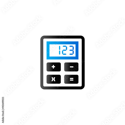Duo Tone Icon - Calculator