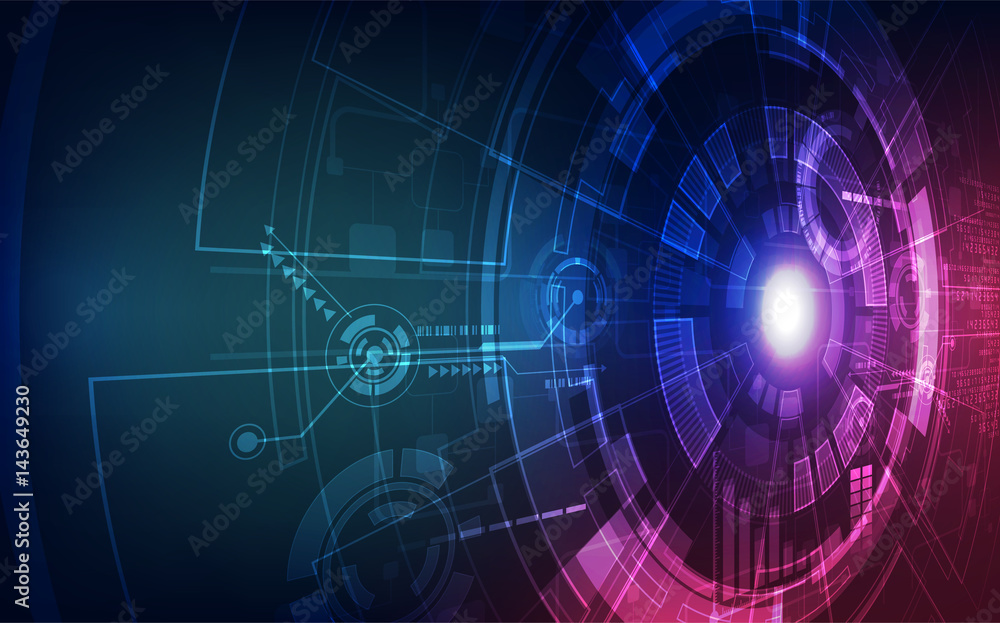 Abstract digital technology concept. vector background Abstract digital technology concept. vector background