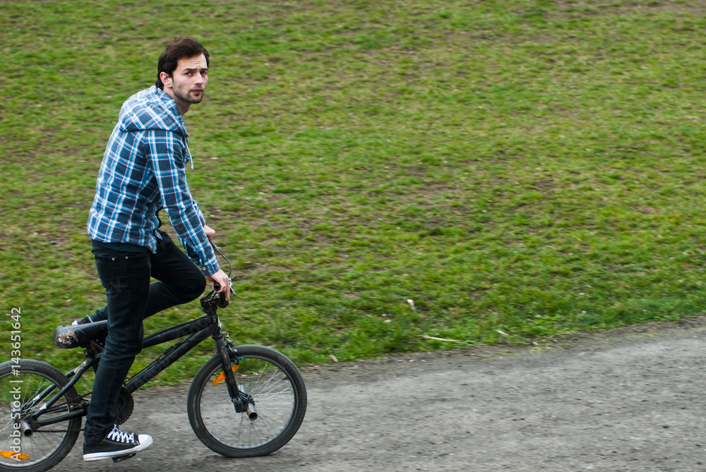Obraz premium Urban bmx rider