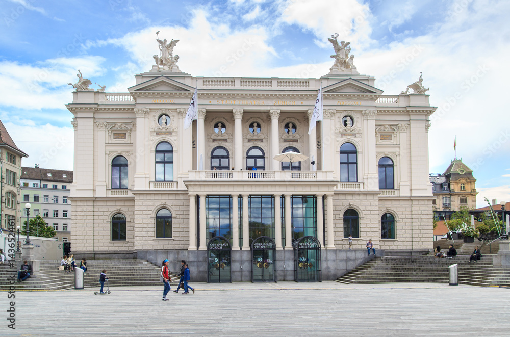 Opera house in Zurich, Switzerland