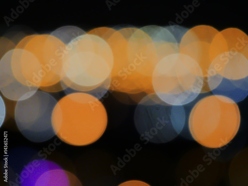 Elegant abstract background with bokeh defocused lights