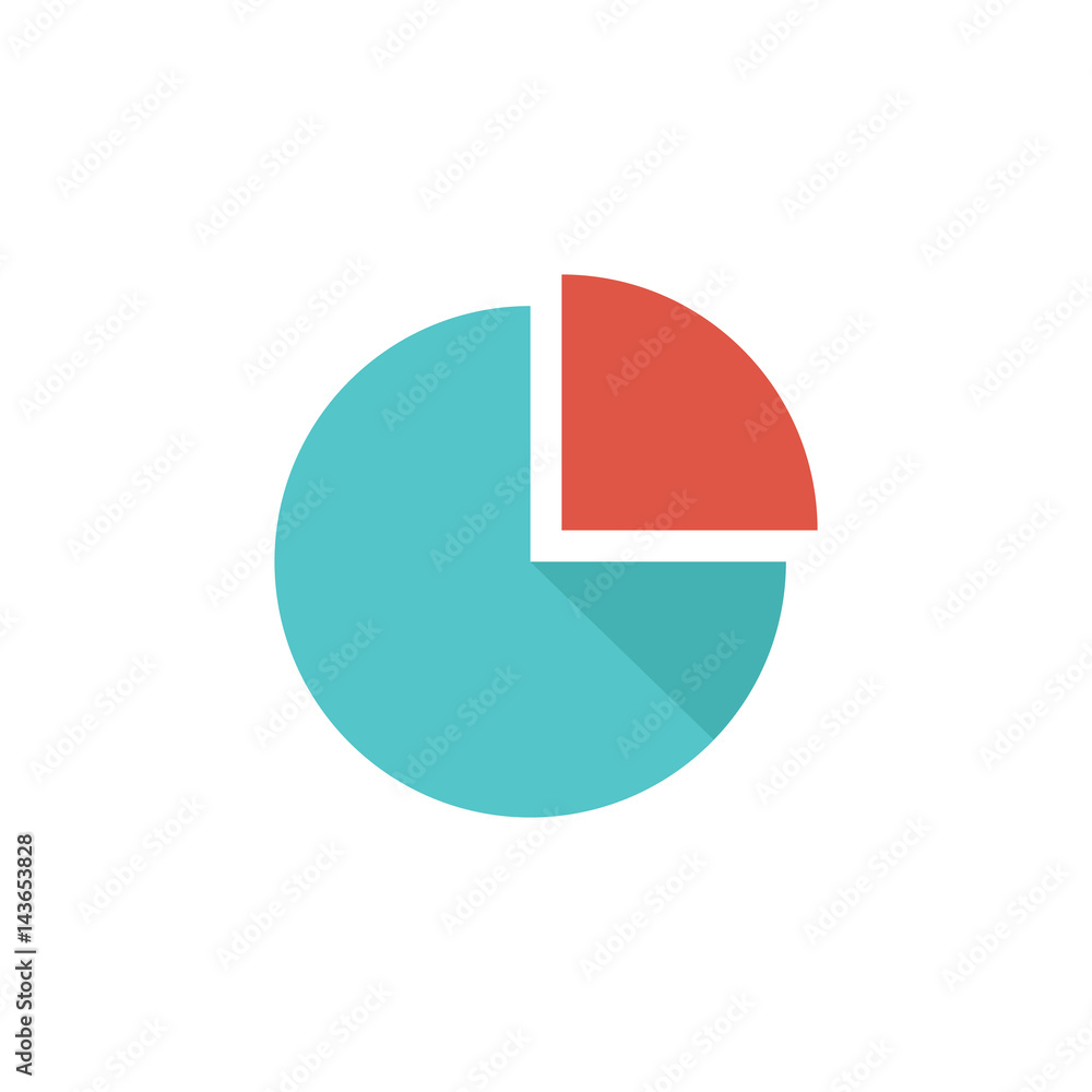 Flat icon - Pie chart Flat icon - Pie chart