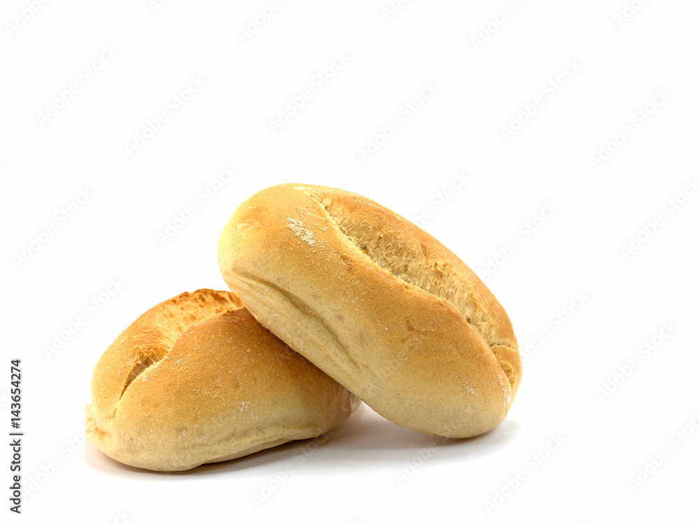 Brötchen, Knüppel, Weizengebäck Brötchen, Knüppel, Weizengebäck