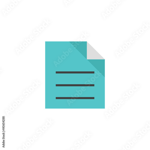 Flat icon - Text file format © puruan