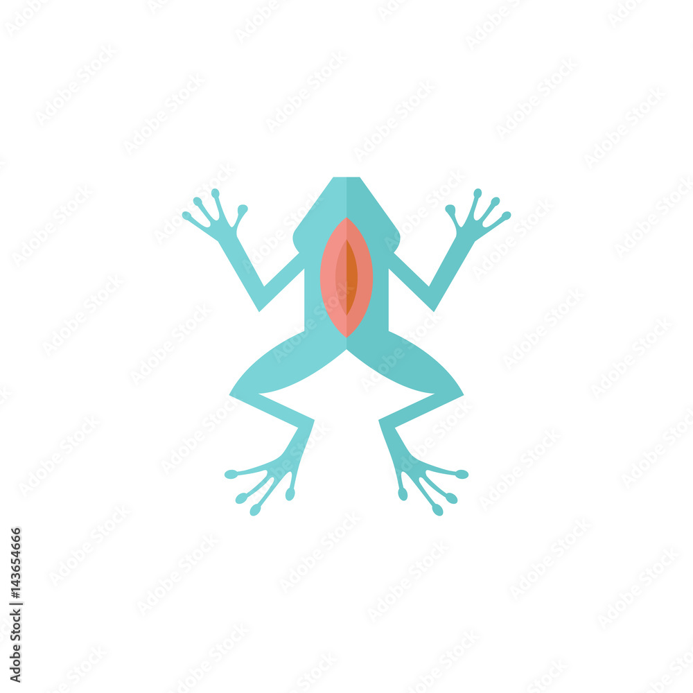 Flat icon - Lab frog