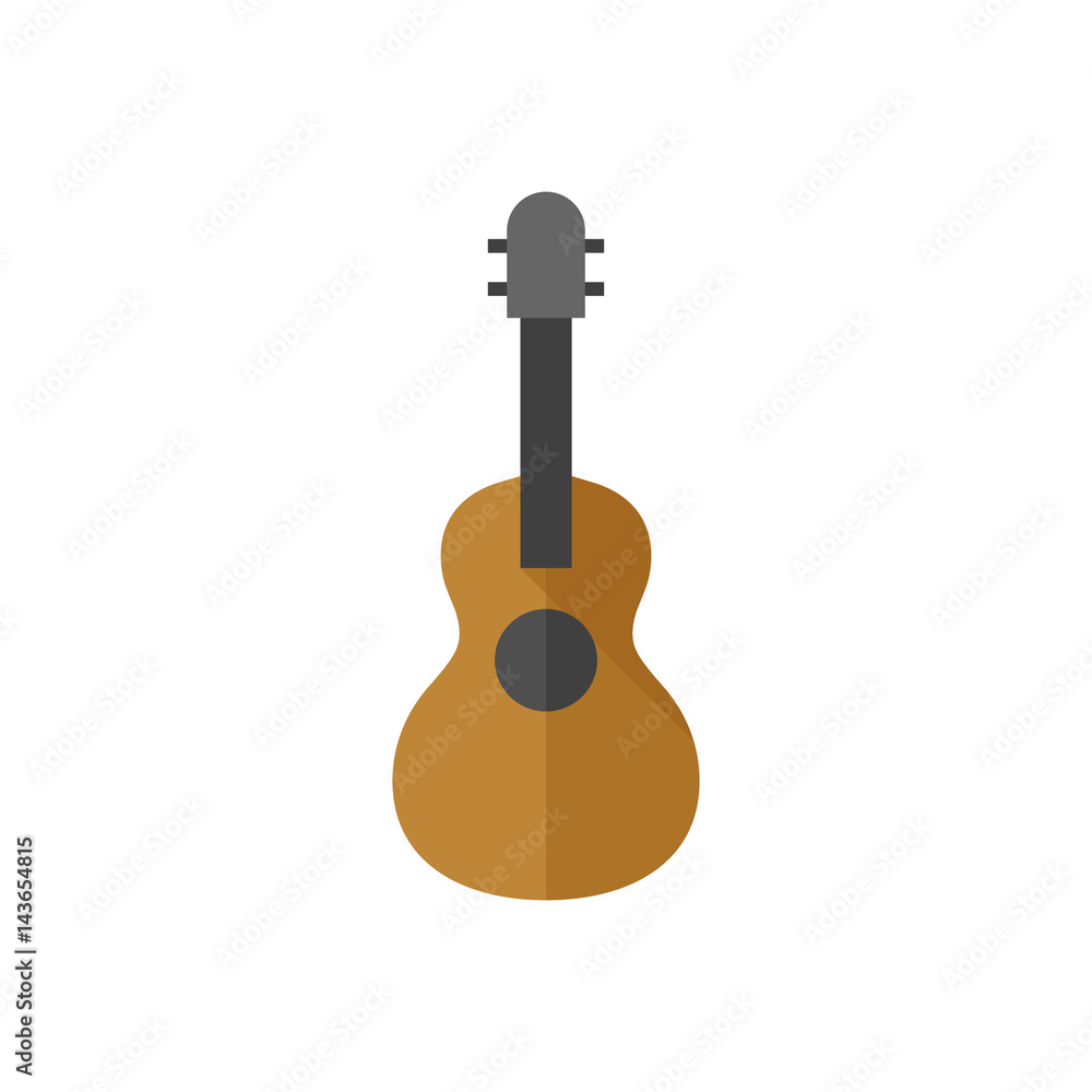 Fototapeta premium Flat icon - Guitar