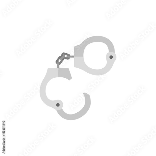 Flat icon - Handcuff