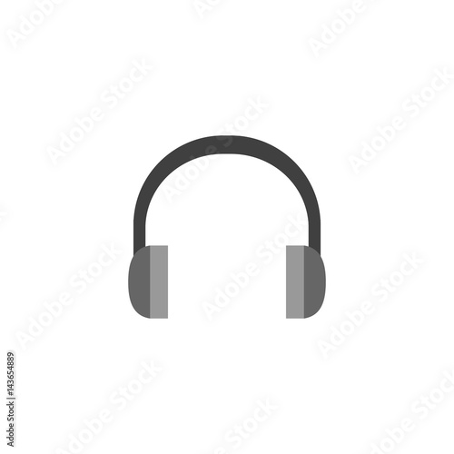 Flat icon - Headset Audio