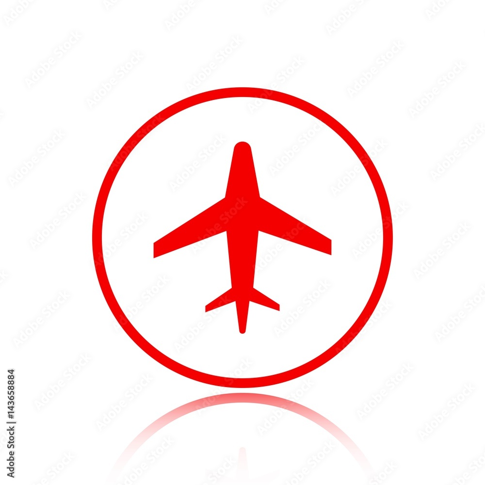 aircraft icon stock vector illustration flat design aircraft icon stock vector illustration flat design