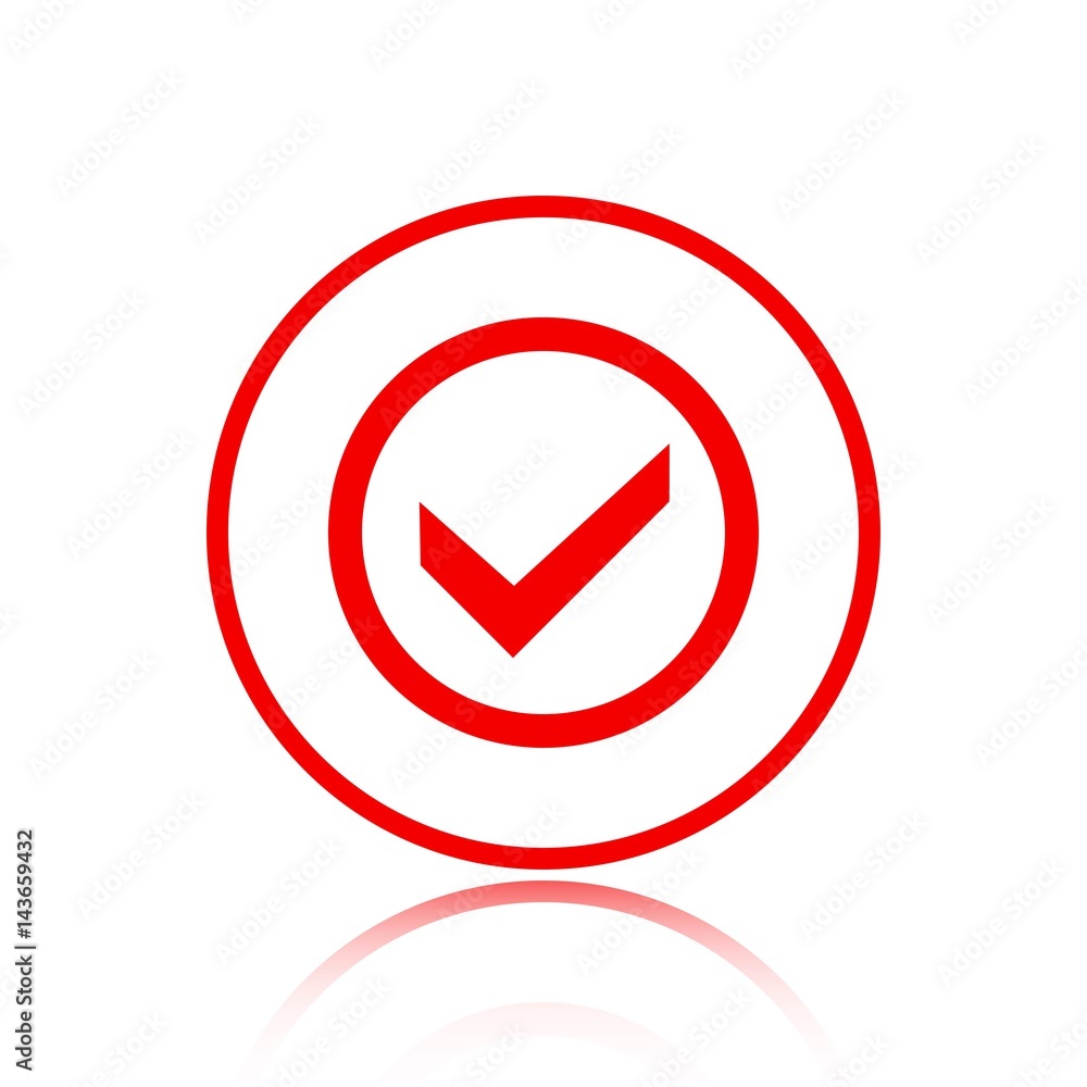 check icon stock vector illustration flat design check icon stock vector illustration flat design