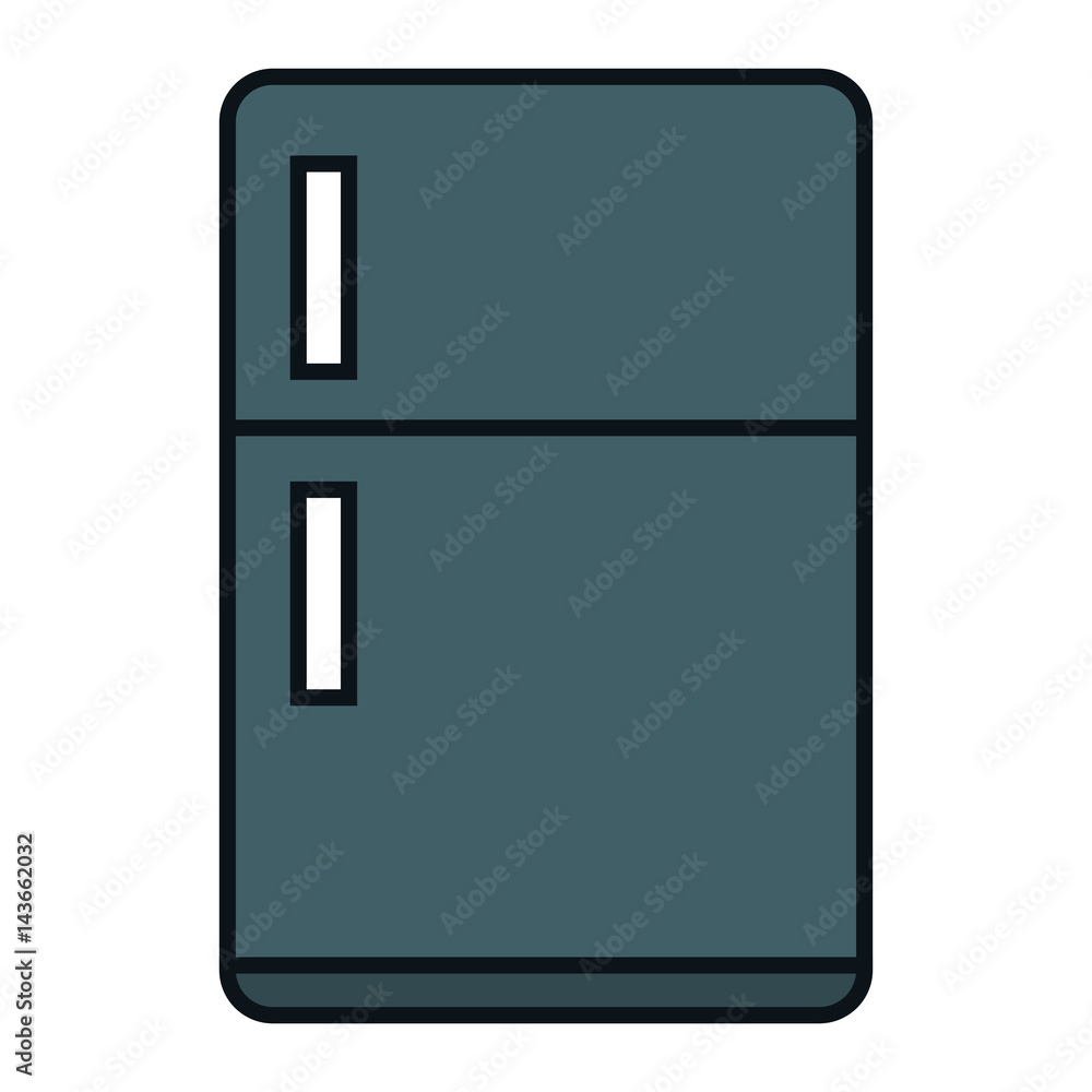 fridge appliance isolated icon fridge appliance isolated icon