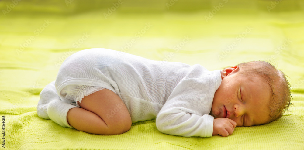 One week old newborn baby One week old newborn baby