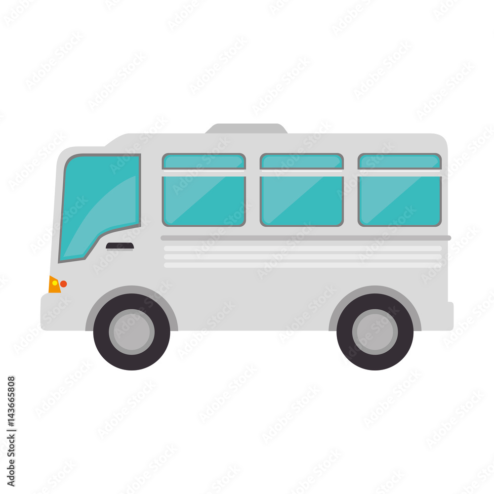 bus vehicle isolated icon bus vehicle isolated icon