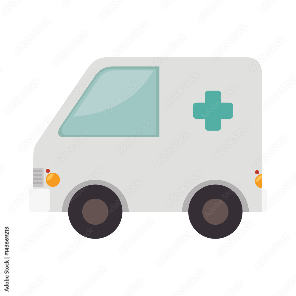 ambulance vehicle isolated icon ambulance vehicle isolated icon