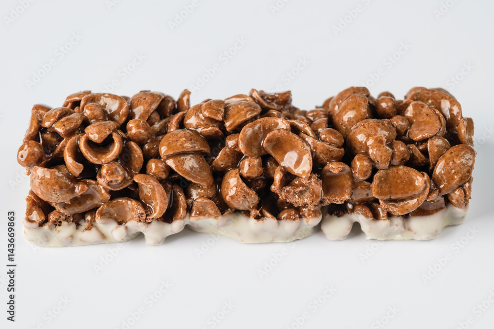 Obraz premium cereal choco snack isolated closeup