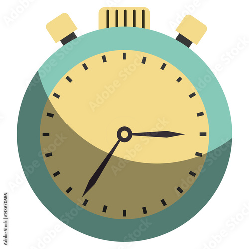 chronometer watch isolated icon