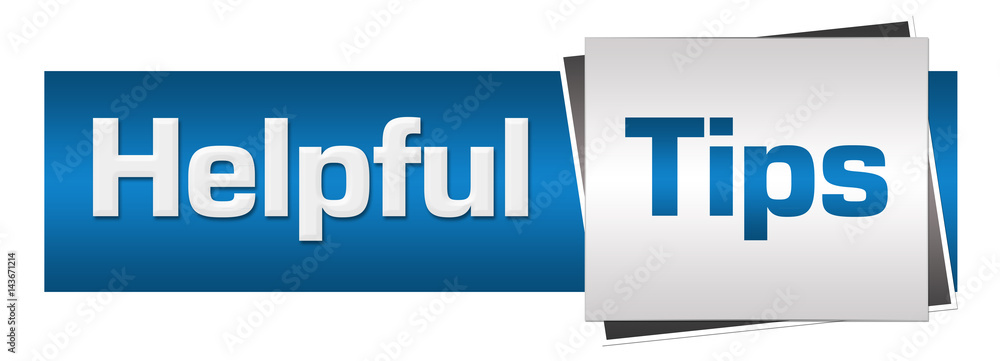 Helpful Tips Blue Grey Horizontal Helpful Tips Blue Grey Horizontal