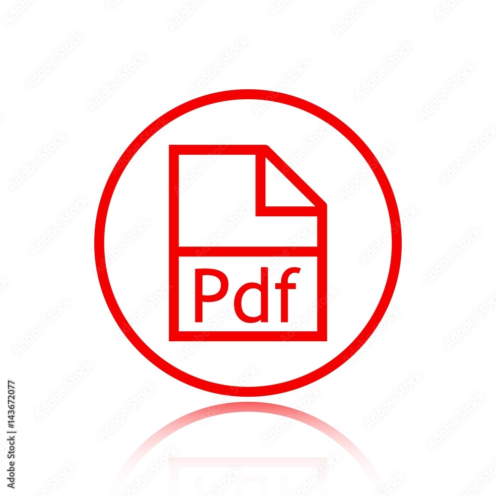 pdf icon stock vector illustration flat design pdf icon stock vector illustration flat design