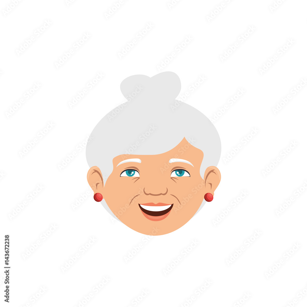 grandmother avatar character icon vector illustration design grandmother avatar character icon vector illustration design