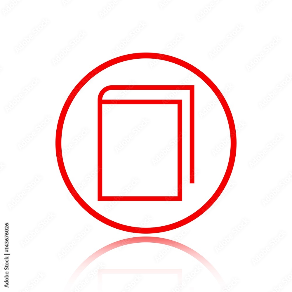 book icon stock vector illustration flat design book icon stock vector illustration flat design