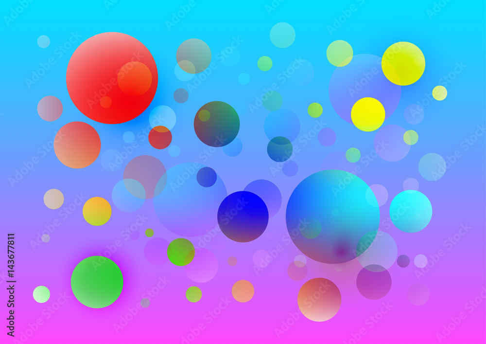 Abstract color background and circle shape Abstract color background and circle shape