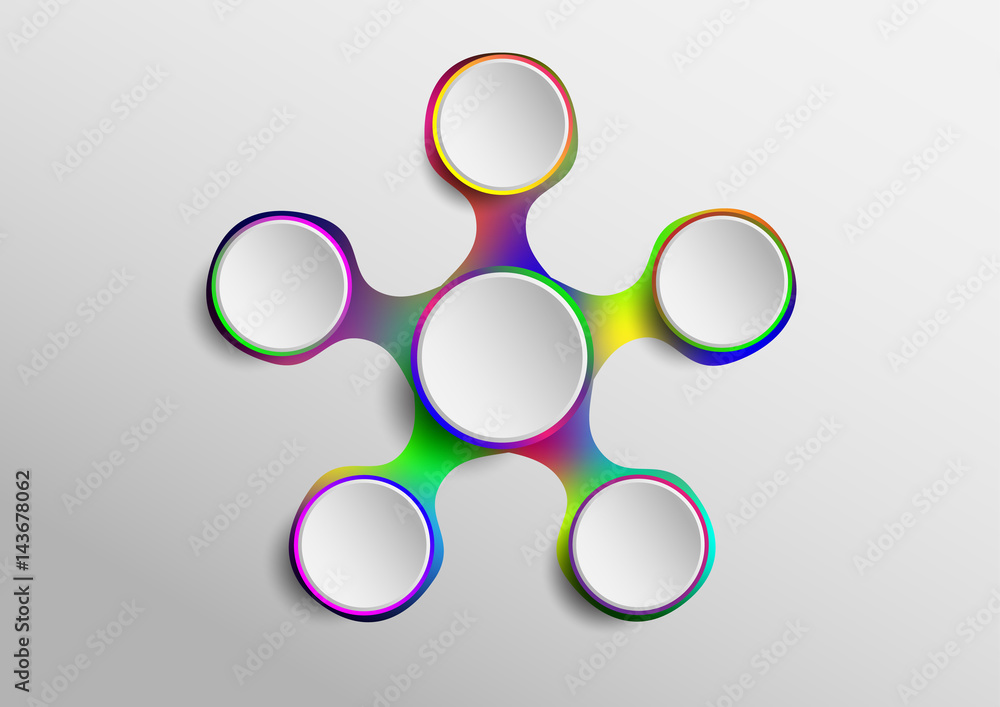 Circle shape infographic for create presentation Circle shape infographic for create presentation