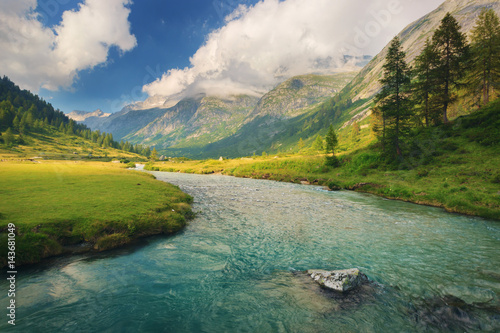 Photos Chiese river and in the National Park of Adamello Brenta from the Val di Fumo
