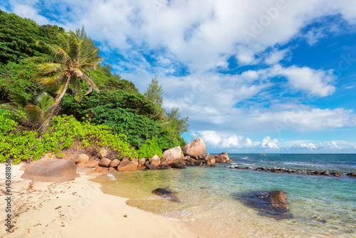 Dream beach on Seychelles.