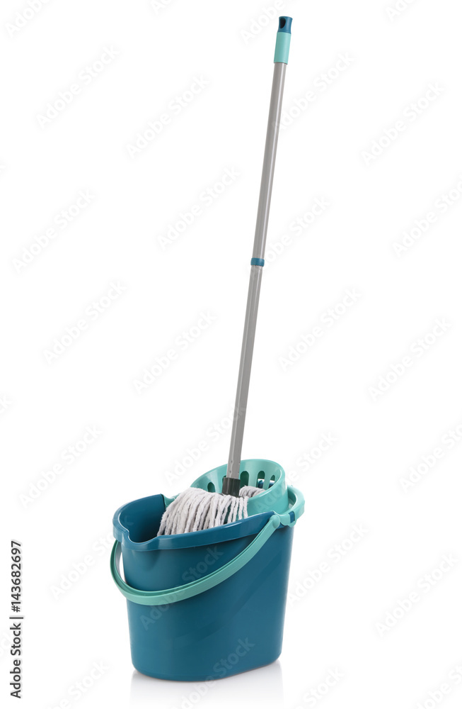 Mop and bucket Mop and bucket