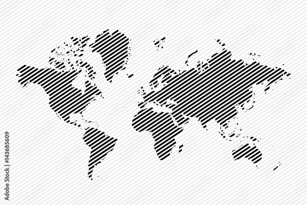 Fototapeta premium World map