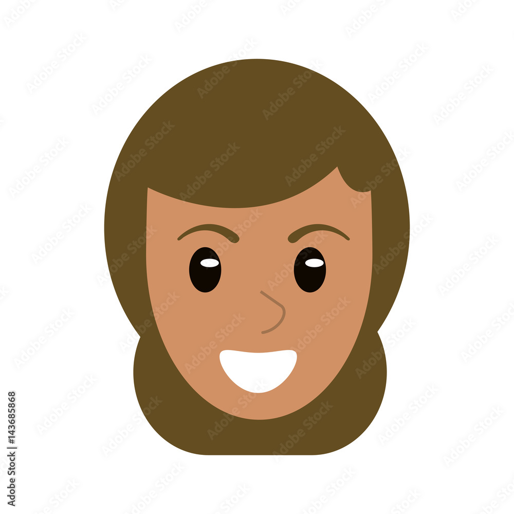 face woman head cartoon vector illustration eps 10 face woman head cartoon vector illustration eps 10