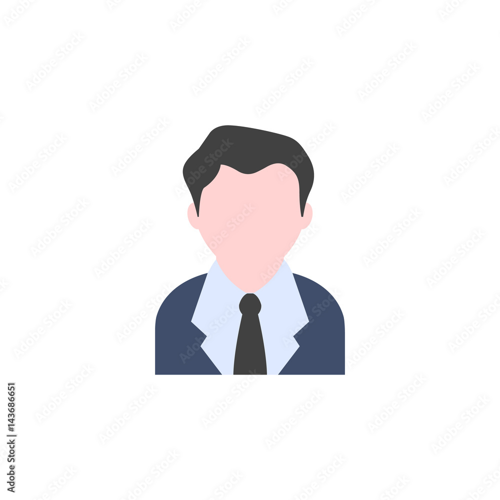 Flat icon - Businessman