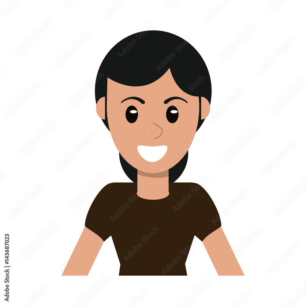 portrait character woman female vector illustration eps 10 portrait character woman female vector illustration eps 10
